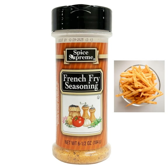 French Fry Seasoning 6.5 Ounce Jar Seasoned Fries Cooking Dry Rub Meats Veggies
