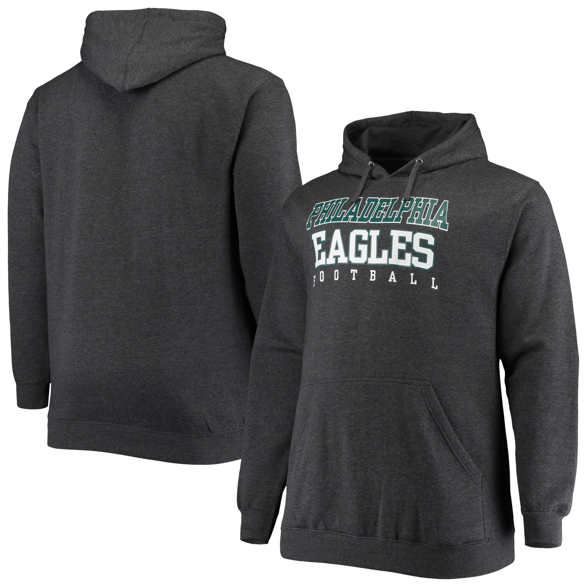 Philadelphia Eagles Fanatics Branded Big & Tall Practice Pullover