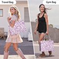 thumbnail image 6 of Large Capacity Tote Bag,Pink and Purple Of Leopard Print Handbag Fashion Luxury Tote Bag,15.7"x13"x 5.1" Inches,Laptop Compatible, 6 of 6