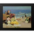 thumbnail image 2 of Potthast, Edward Henry 14x12 Black Modern Framed Museum Art Print Titled - A Family Outing, 2 of 5
