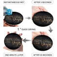thumbnail image 2 of RYLABLUE Hope You Like Dogs Wooden Set of 6 Round Coaster for Drinks, Absorbent Ceramic Stone Coasters Cup Mat with Cork Base for Home Kitchen Room Coffee Table Bar Decor, 2 of 5