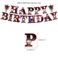 thumbnail image 4 of Paquete 1 (1 bandera con letras + 1 fila + 12 banderas pequeñas + 18 globos) Juego de decoración para fiesta de cumpleaños con tema de Stranger Things, pancarta con letras y globos, 4 of 7