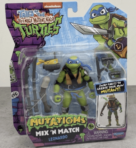 ブラジル製 Estrela / Hasbro 人形 3体セット Teenage Mutant Ninja Turtles Half Shell Heroes Leonardo 2014