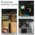 thumbnail image 3 of TABLZONE Waterproof Black Oxford Cloth Auto Rear Trunk Sun Shade for Small Rvs with Easy Installation, 3 of 8