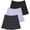 Set 1, variant on Real Essentials 3 Pack:Women's 14" Pleated Tennis Skorts Golf Skirt High Waisted Athletic Running Casual Shorts with Pockets