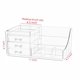 thumbnail image 2 of Acrylic Stackable Makeup Organizer With 3 Drawers,Acrylic Bathroom Organizers Storage,Clear Storage Bins for Lipstick,Brushes,Lotions,Eyeshadow,Nail Polish and Jewelry, 2 of 6