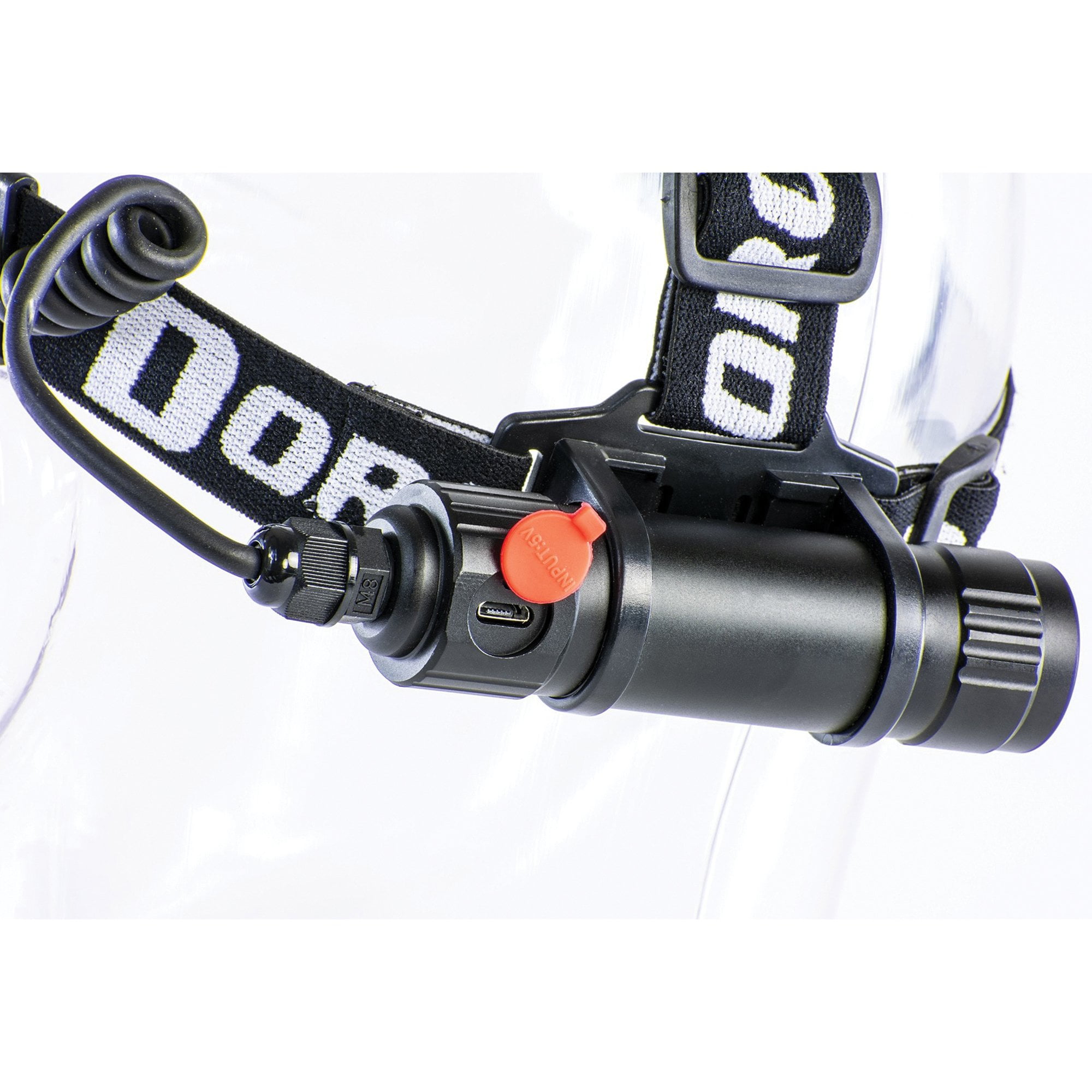 Dorcy 41-2121 1,000-Lumen Pro Water-Resistant Aluminum LED Rechargeable Headlamp