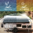 thumbnail image 3 of ALEKO Vinyl Brown Fade Fabric Replacement for 13 x 8 ft RV Retractable Awning, 3 of 15