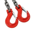 thumbnail image 6 of Miumaeov Lifting Chain Sling 5/16 Inch X 13 Ft Engine Hoist Lift Chain G80 Alloy Steel 20 Ton with 4 Leg Grab Hooks for Mining Machinery Ports Building, 6 of 12