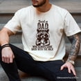thumbnail image 5 of Just a Dad Who Back With Milk Raccoon T-Shirt, White and Natural Funny Tee for Loyal and Cool Fathers, 5 of 10