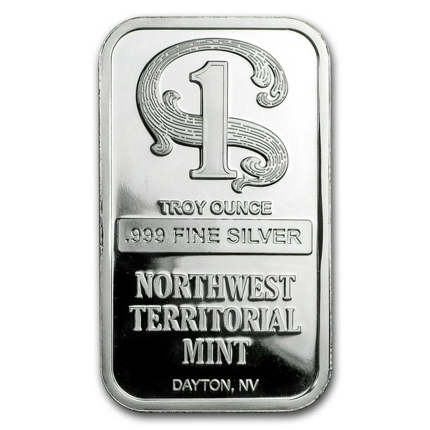 Northwest Territorial Mint 1 Oz Silver Bar Northwest Territorial Mint 1 Oz