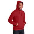 thumbnail image 4 of Gildan Pocket Sweatshirt, Men's DryBlend Long Sleeve Hooded Sweater, Classic Fleece Hoodie, Red, M, 4 of 6