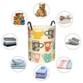 thumbnail image 6 of Daiia Vintage Cup Round Laundry Basket with Handles Thickened Waterproof Circular hamper,Dirty Clothes Storage Basket for Bedroom,Bathroom,College Dorm-Medium, 6 of 8