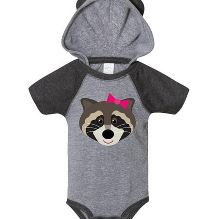 

Inktastic Raccoon Girl Animal Gift Baby Girl Bodysuit