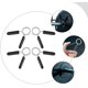 thumbnail image 2 of Barbell Clamp Barbell Clamp Spring Clamp Collar For Barbell Spring Lock Collar Weightlifting Strength Training Fitness (black) (4pcs), 2 of 5