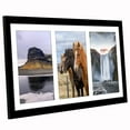 thumbnail image 6 of Americanflat 5x7 Picture Frame with Shatter-Resistant Glass Collage Fits 3 Use as One 8x16 Signature - Black, 6 of 8