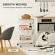 thumbnail image 4 of Carrito utilitario rodante DTK de 3 niveles con tapa superior, color blanco, 4 of 7