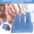 thumbnail image 4 of Finger Protector, Finger Separator Healthy Soft Terrycloth  For Daily Care Light Blue,Light Green,Orange, 4 of 8