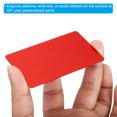 thumbnail image 4 of Uxcell 0.8mm Metal Business Cards Blank Name Card Laser Engraving Anodized Aluminum, Red 12 Pack, 4 of 6