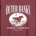 thumbnail image 3 of Instant Message - Outer Banks Running Horse - Women's Lightweight French Terry Long Sleeve Shirt, 3 of 6