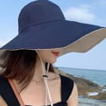 thumbnail image 4 of Sombrero de ala ancha con protección solar Sombrero para el sol Sombrero tipo pescador plegable, 4 of 5