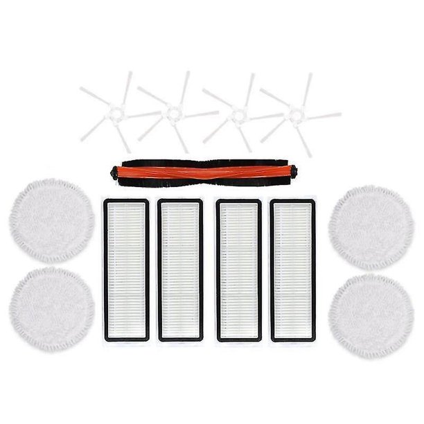 13 piezas compatibles con Xiaomi Mijia Pro Stytj06zhm filtro de fregona de cepillo lateral principal