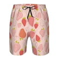 thumbnail image 3 of Fotbe Strawberry Trajes de Baño Estampados para Hombre, Shorts de Verano de Secado Rápido, Ropa de Playa, Bañadores-3X-Large, 3 of 6