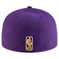 thumbnail image 4 of Men's New Era Purple/Black Sacramento Kings 2024/25 Classic Edition Jersey Hook 59FIFTY Fitted Hat, 4 of 6