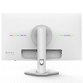 thumbnail image 4 of CRUA 27” Gaming Monitor, UHD (3840x2160) Dual Mode (4K 160Hz or FHD 320Hz), 120% sRGB, Support FreeSync, Built-in Speakers, Height adjustable, RGB Lighting, HDMI & DP, Wall Mount Install-White, 4 of 9