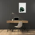 thumbnail image 3 of Artographie Studio 23x32 White Modern Wood Framed Museum Art Print Titled - Monstera Natural 08, 3 of 4