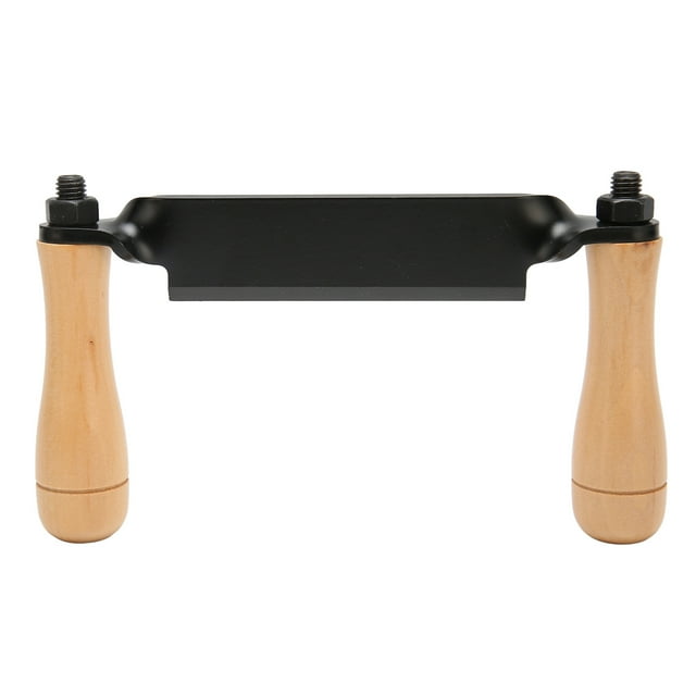 Cuchillo de dibujo recto, hoja de acero, mango de madera, herramienta de afeitado pulida de alta dureza para muebles de madera de troncos
