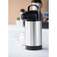 thumbnail image 5 of Service Ideas SVAP25P Lock 'N' Carry Stainless Vacuum Insulated Airpot, Push Button Lid, 2.5 Liter, Brushed, 5 of 5