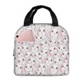 thumbnail image 1 of Easygdp Cute Rabbit Bolsa Térmica Premium - Tela Oxford Impermeable, Gran Capacidad, Bolsillo Frontal, Unisex para Trabajo, Escuela, Actividades al Aire Libre y Picnics, 1 of 8