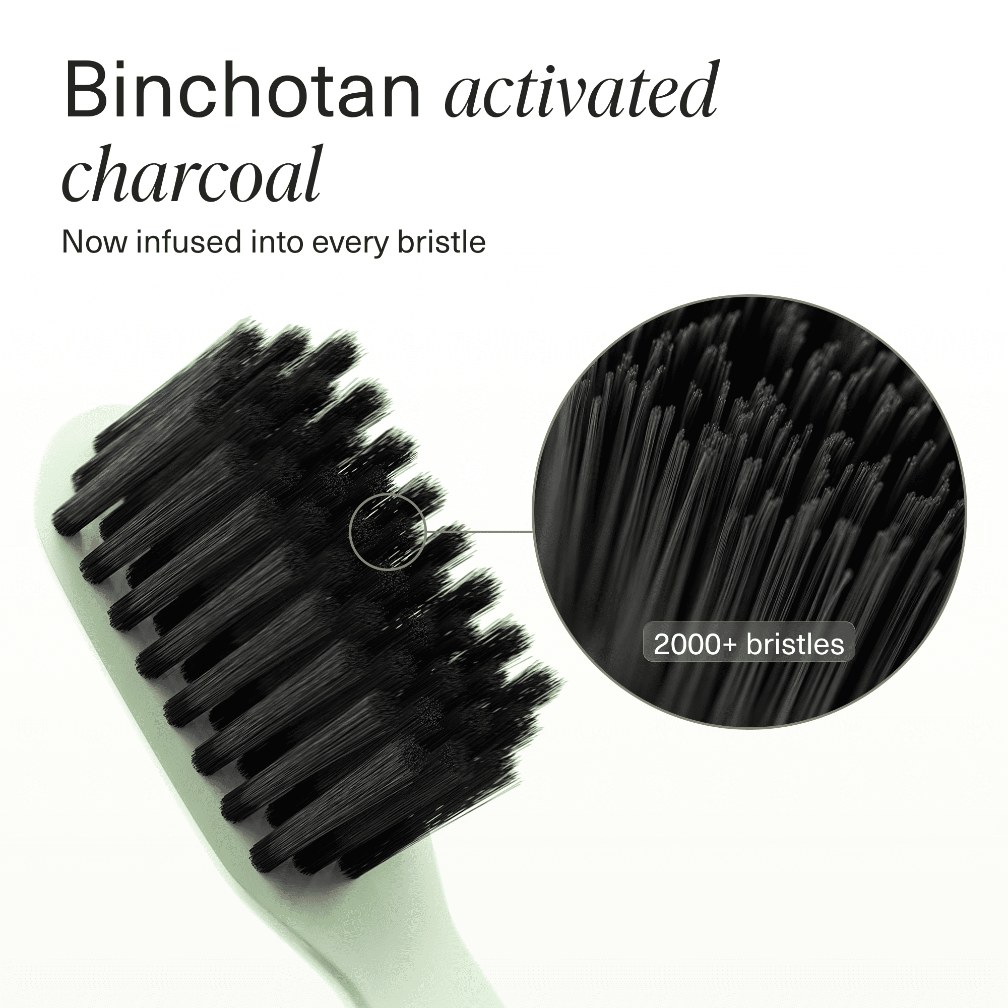 Boka Activated Charcoal Soft Bristle Toothbrush, Mint Green, 1 Pack