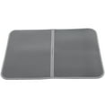 thumbnail image 4 of Alfombrilla de EVA de doble capa para atrapar arena para gatos, antideslizante, suave, almohadilla de control de dispersión (gris L), 4 of 14