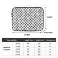 thumbnail image 4 of LNWH Abstract Psychedelic Geometric Line Texture Pattern Laptop Sleeve, Notebook Computer Pocket Tablet Briefcase Carrying Bag, 12 inch Laptop Case, 4 of 8