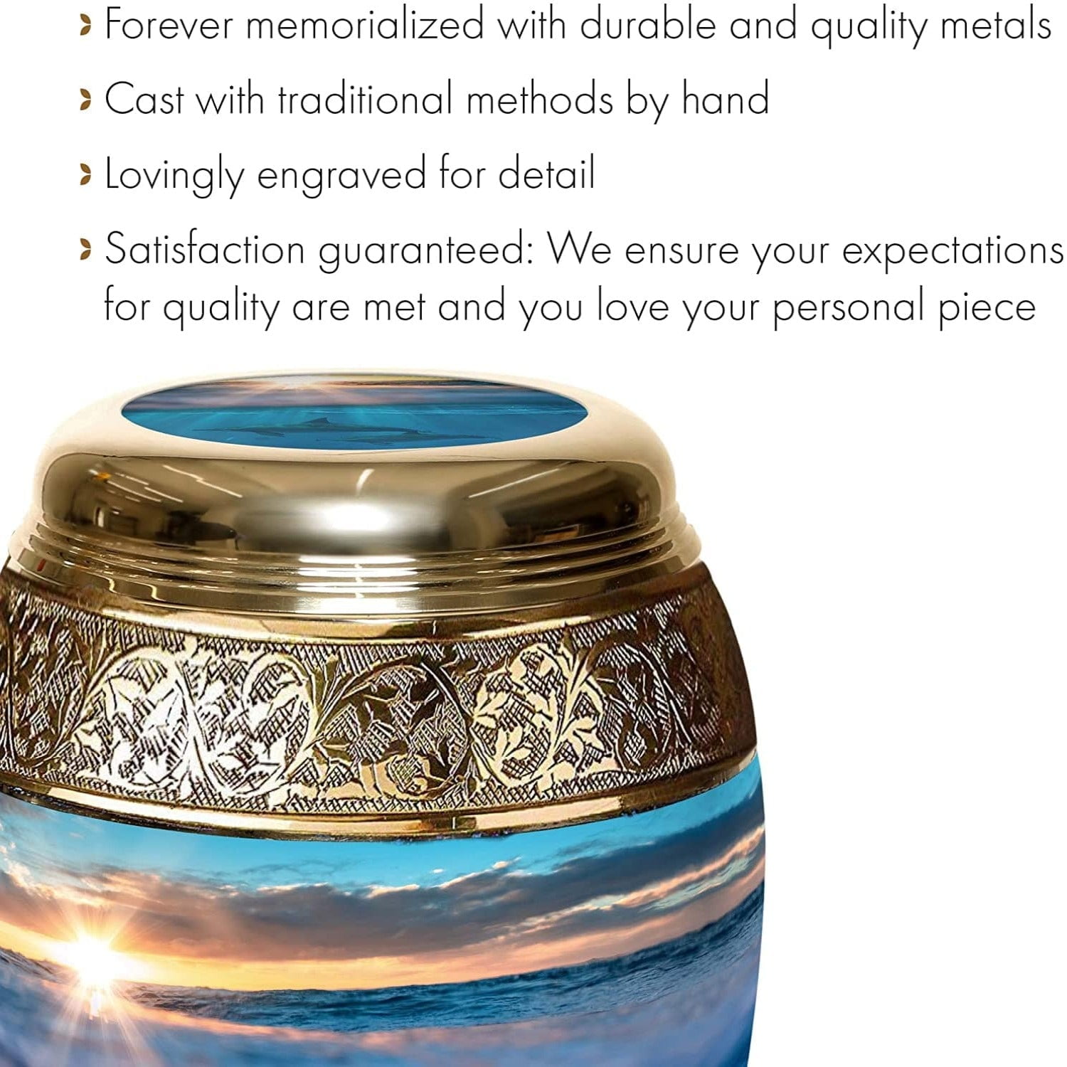 Divine Dolphins Cremation Urns for Human Ashes Adult Urns for Cremation Ashes Urns for Adult Cremation Ashes Urns for Ashes Cremation Urns for Human Ashes Adult 200 Cubic Inches Small