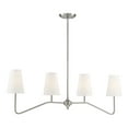 thumbnail image 3 of Trade Winds Madison Linear Chandelier in Brushed Nickel, 3 of 6