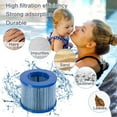 thumbnail image 2 of RELXTIME 6 Pack Spa Filter Cartridges for Pool Hot Tub Filters Replacement, 11.8" x 6.1" x 3.9", 2 of 6