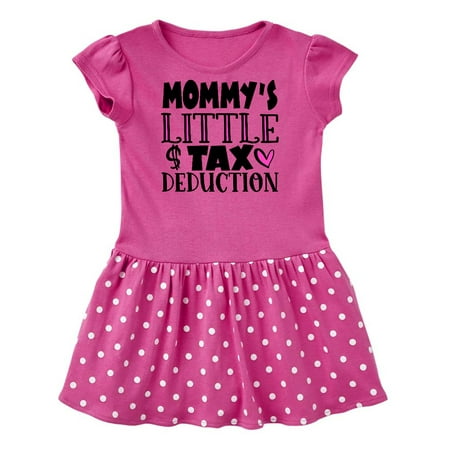 

Inktastic Mommy s Little Tax Deduction Pink Hearts Gift Baby Girl Dress
