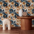thumbnail image 3 of Papel pintado MuralPeel Vintage Boho Brown Glass Floral, 3 of 7