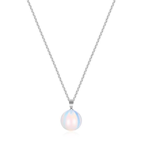 MOVTOTOP 1Pack Natural Stone Moonstone Necklace Statement Piece For Women Formal Events Casual Wear