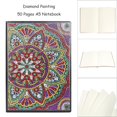 thumbnail image 4 of Cuadros Decorativos DIY Mandala pintura de diamante en forma especial 50 páginas A5 cuaderno útiles escolares JShteea Nuevos Originales, 4 of 8