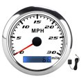 thumbnail image 2 of GPS Speed Gauge, Red Backlight IP67 Waterproof Universal Speedometer 30MPH  For Boat Car Truck, 2 of 8