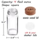 thumbnail image 4 of Juego de tarros de especias Churboro, 24 vasos, con tapas para coctelera, 120 ml, con etiquetas, 4 of 7