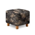 thumbnail image 2 of Jiueut Hunting Camo Print Footstool Cover, Thick Footrest Sofa Slipcovers Non Slip Square Ottoman Footrest Covers with Stretch Bottom, 2 of 7