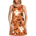 thumbnail image 1 of Disketp Halloween 2 para Vestido sin Mangas para Mujeres, Vestidos de Verano para Mujeres, Casual y Holgado para la Playa, 1 of 7