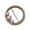 I, variant on Clothes Corner Knotted Buckle Elegant Faux Pearl Rhinestone Round Love Heart T-shirt Scarf Clothing Corner Tie Clip Ring Fashion Jewelry