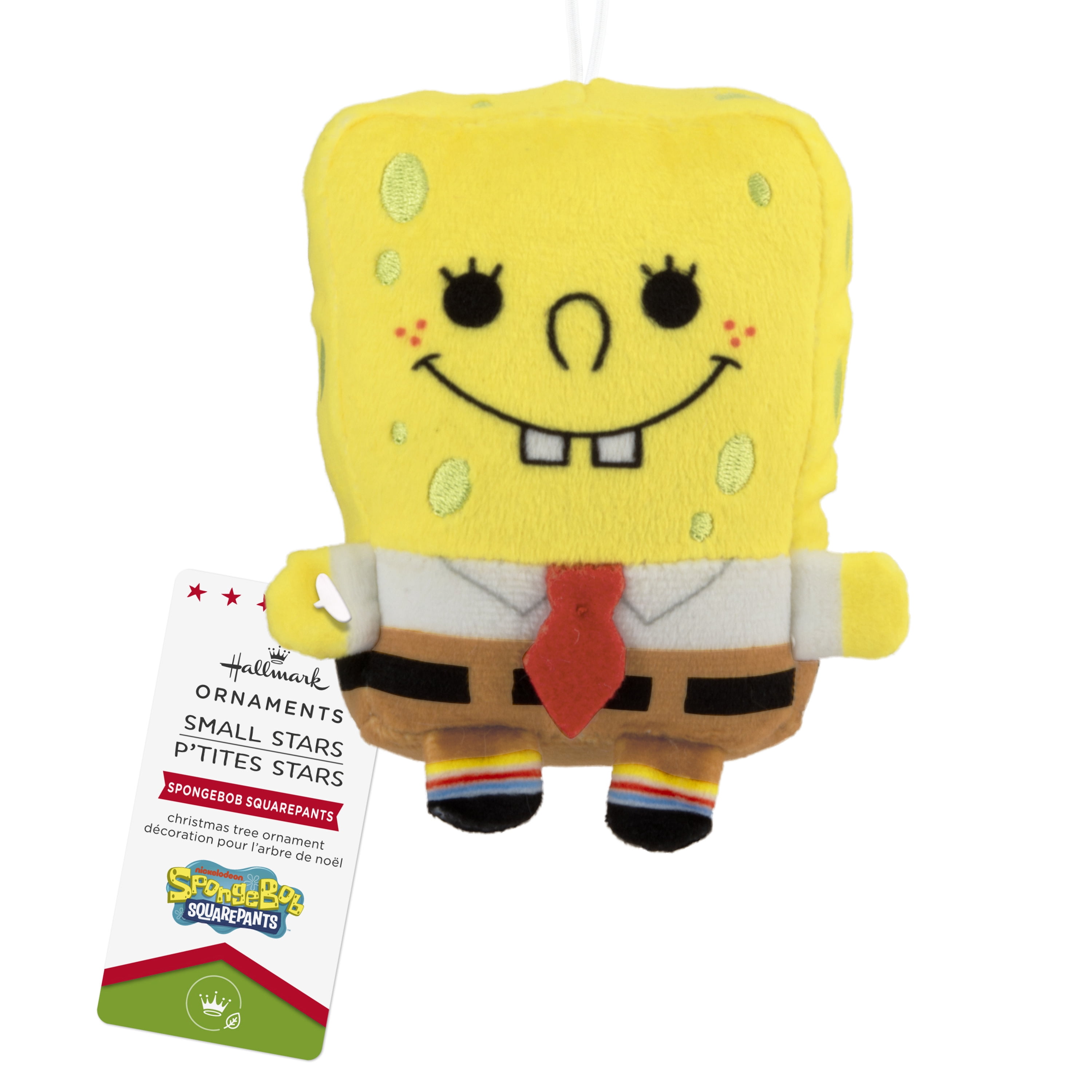 Hallmark Christmas Ornament (SpongeBob SquarePants, Fabric), 1 Count