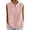 Pink, variant on CAIXIA Womens Sleeveless Button Down Shirts Casual Collared Tank Top V Neck Summer Blouses Work Office Tops,Light Blue